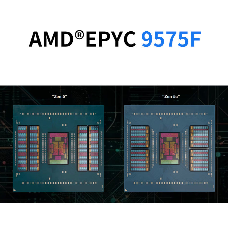 AMD EPYC 9575F第五代服务器CPU处理器 9005系列64核心128线程