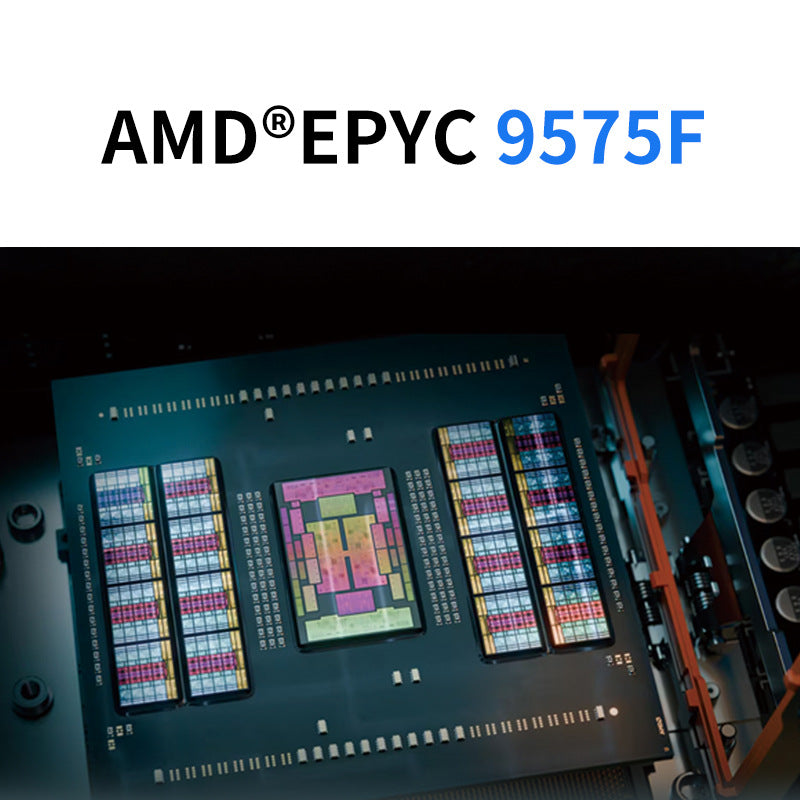 AMD EPYC 9575F第五代服务器CPU处理器 9005系列64核心128线程